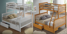 Double wooden Bunk Bed Frame