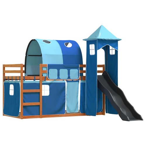 Bunk bed with - with, slide