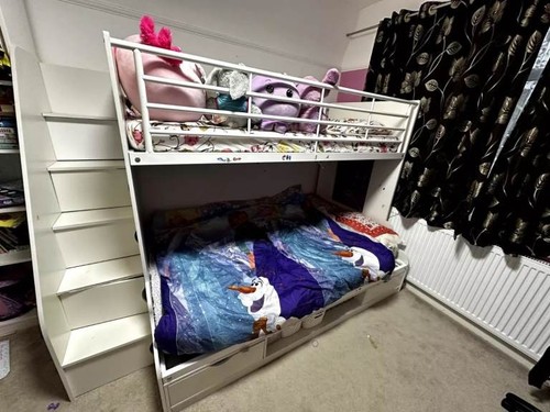 Used triple bunk bed - triple,