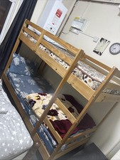 DOUBLE AND SINGLE BUNKER BED